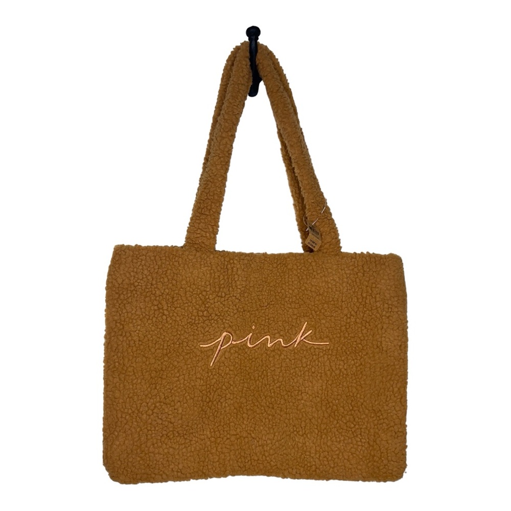 Victoria’s Secret Pink Vegan Sherpa Shoulder Tote Bag